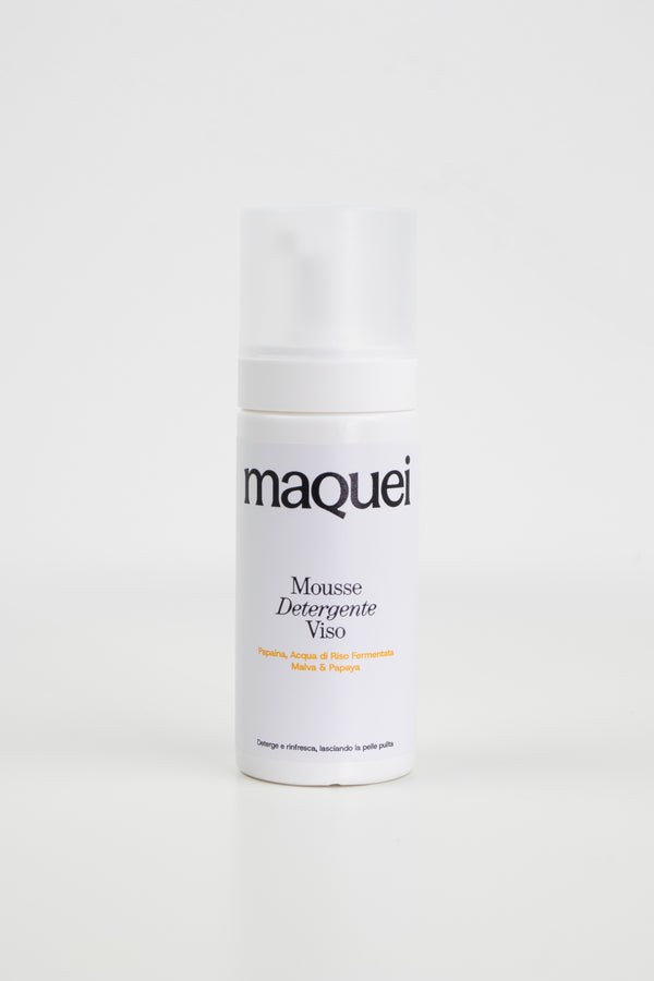 Mousse detergente viso